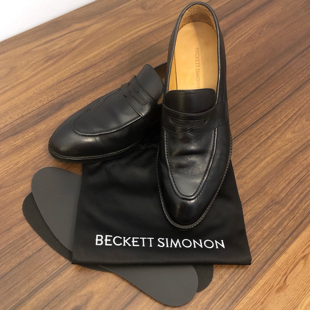 Beckett Simonon Black Cohen Loafers